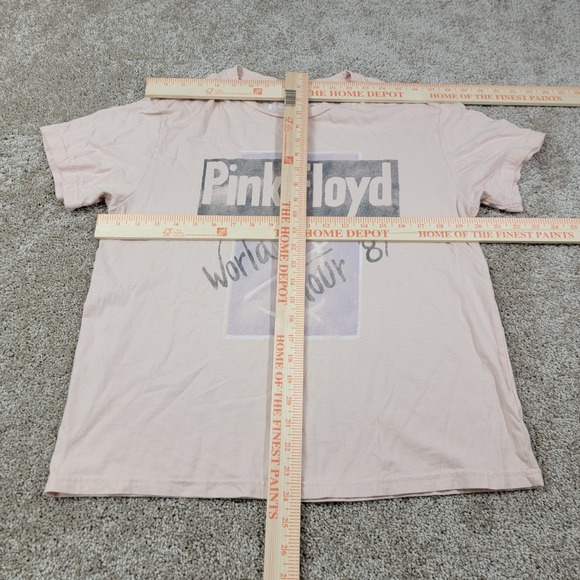 Lucky Brand Pink Floyd World Tour 87 Graphic Tee T-Shirt Medium - Picture 3 of 4